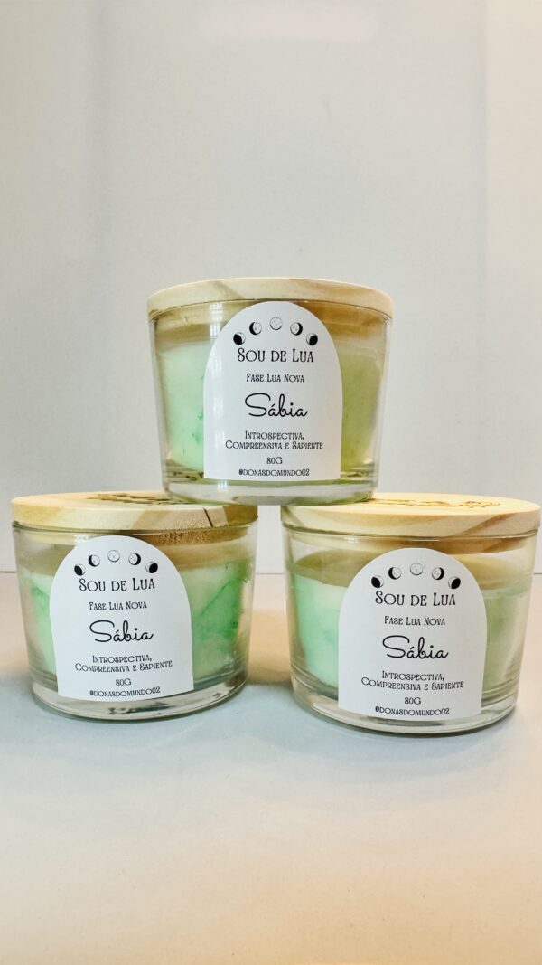 Vela Aromática Sábia – 80g - Image 2