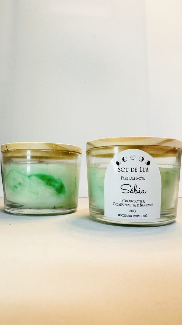 Vela Aromática Sábia – 80g - Image 3
